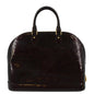 LOUIS VUITTON Alma GM Monogram Vernis Leather Satchel Bag Amarante