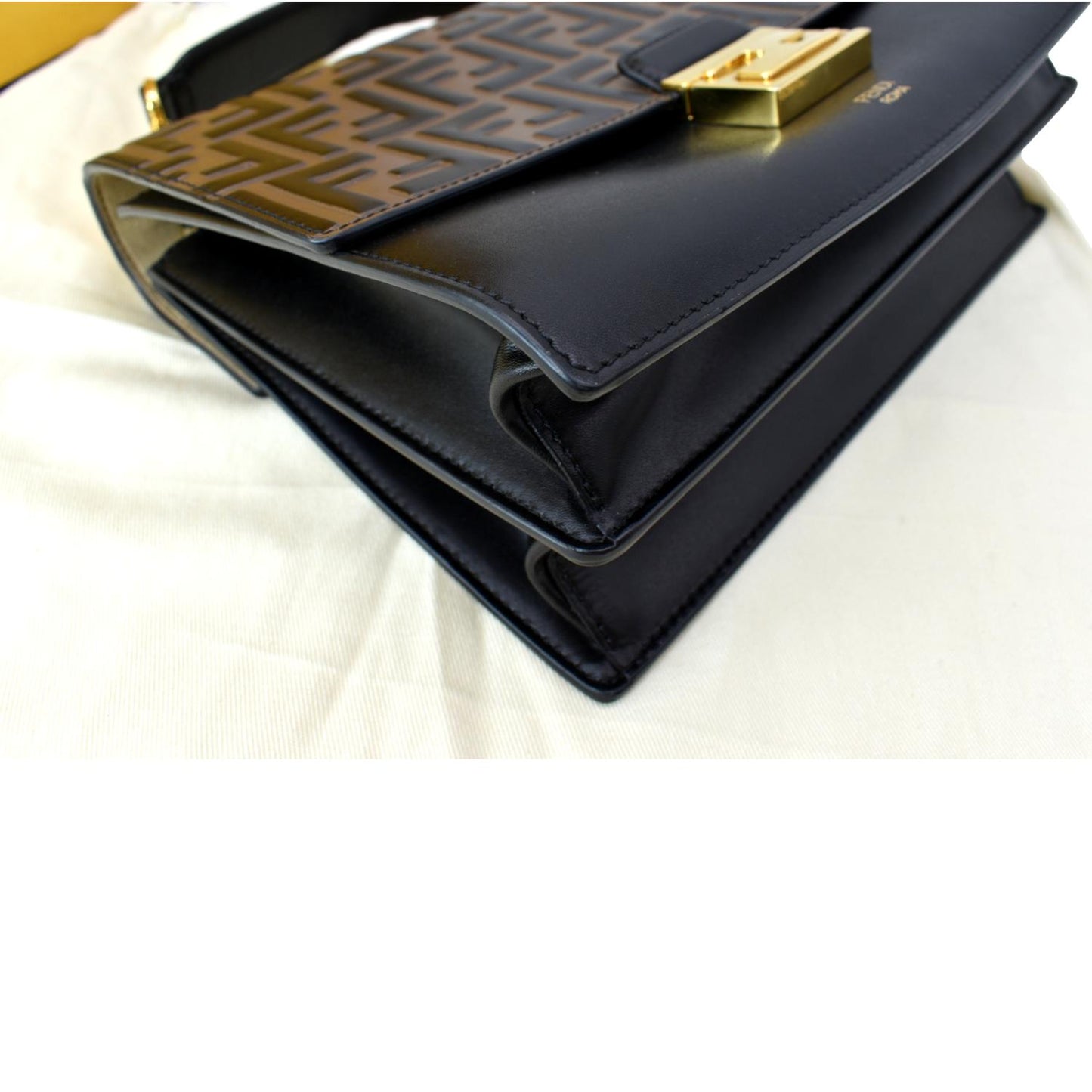 Fendi Luxury Leather Black Backpack Style 2