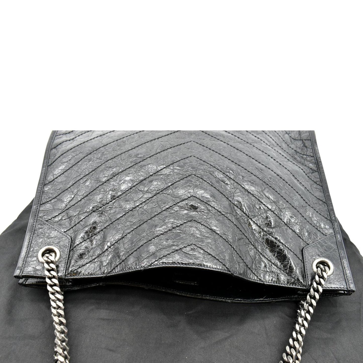Saint Laurent Niki Leather Black Tote Bag Leather