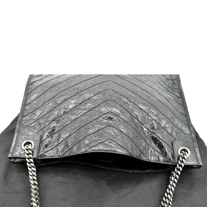 Saint Laurent Niki Leather Black Tote Bag Leather