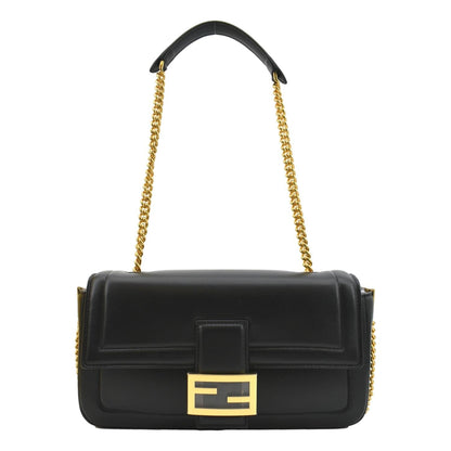 Fendi Baguette Lambskin Black Shoulder Bag