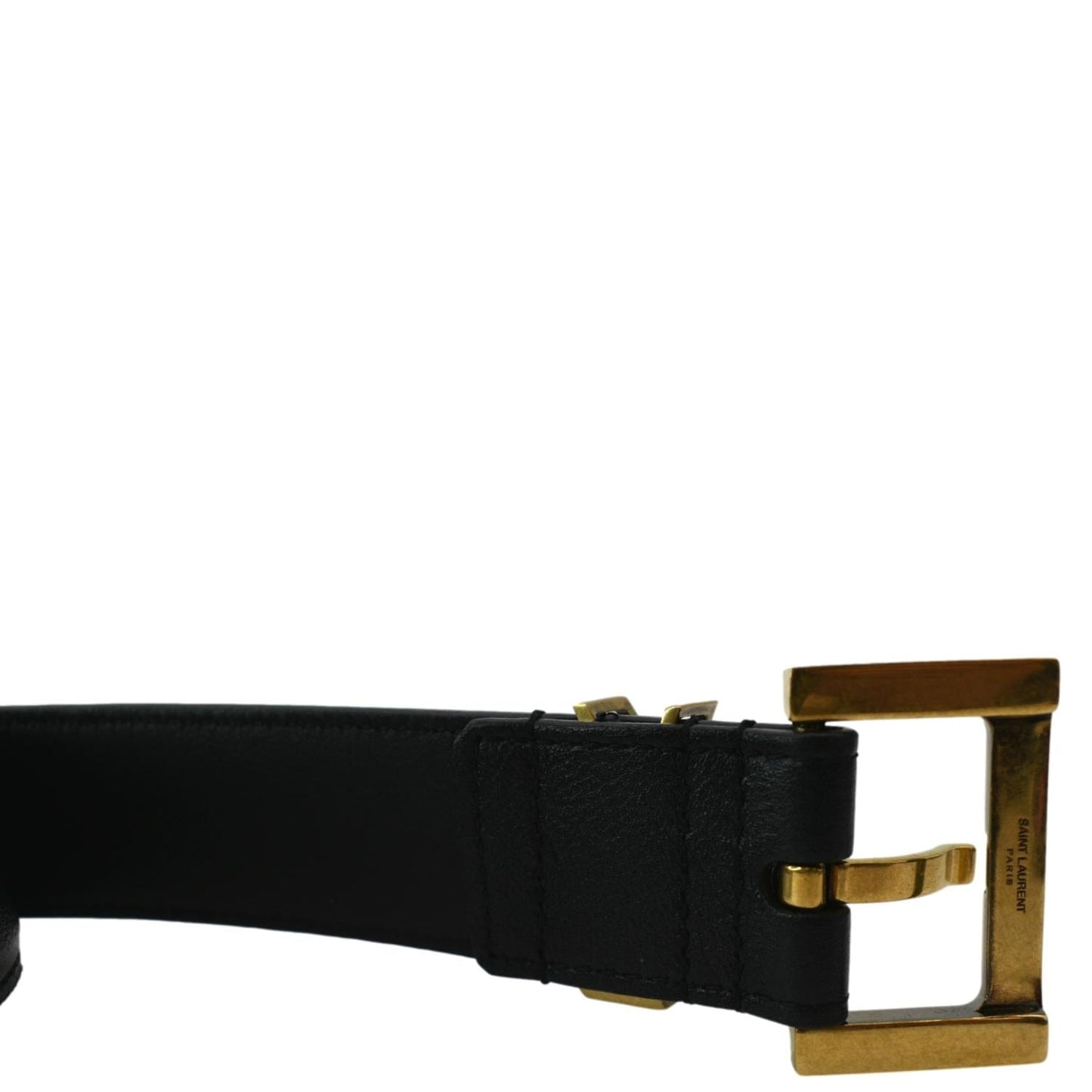 Saint Laurent Monogram Leather Black Handbag