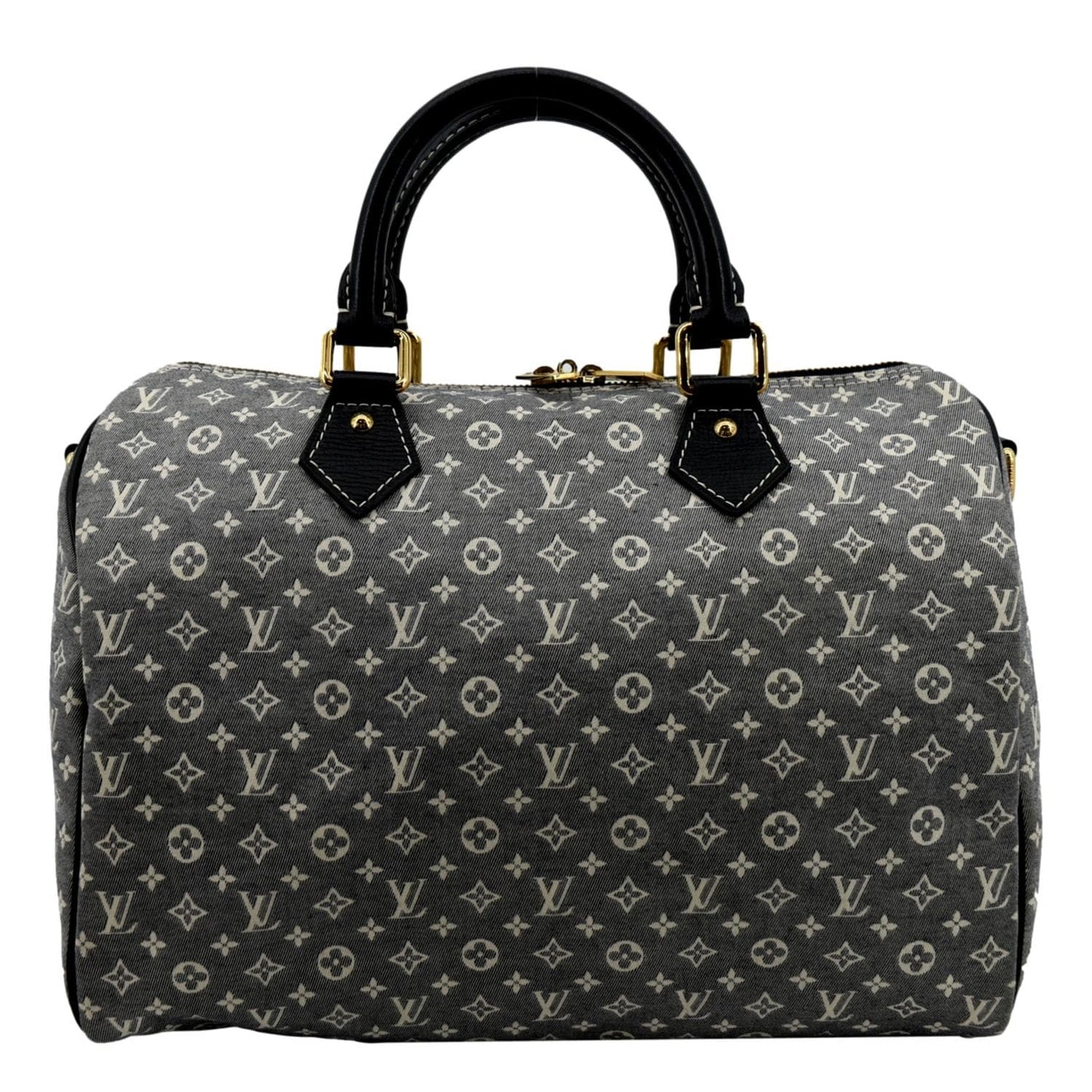 LOUIS VUITTON 30 Monogram Idylle Satchel Bag Fusain