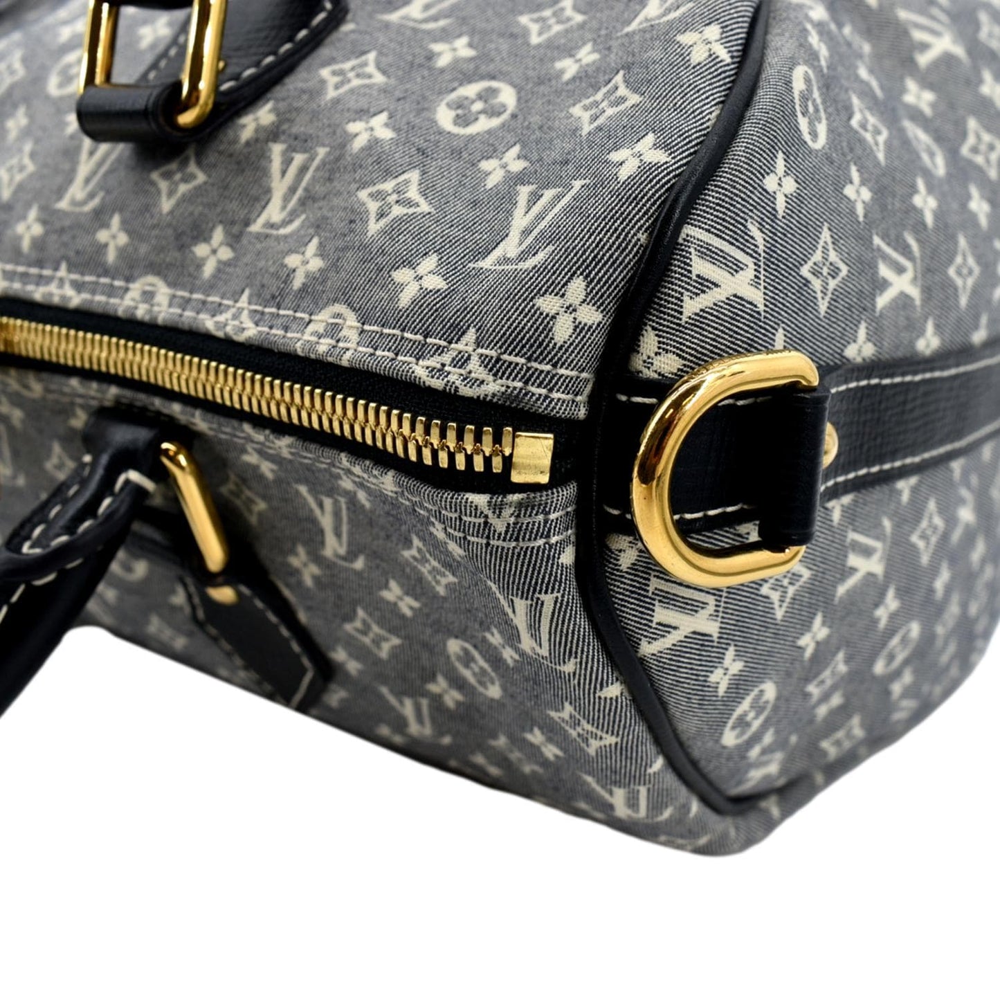 LOUIS VUITTON 30 Monogram Idylle Satchel Bag Fusain