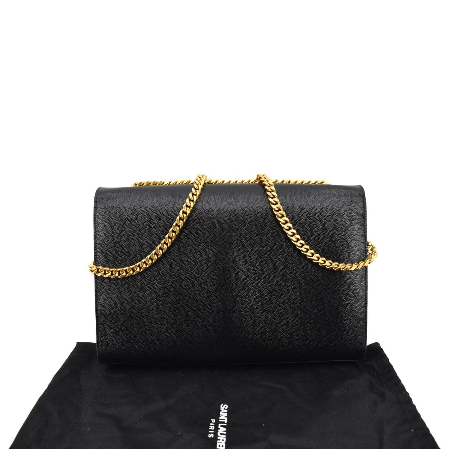 Saint Laurent Kate Leather Black Shoulder Bag Style 7