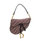 Burgundy Dior Oblique Saddle Bag Rented Out