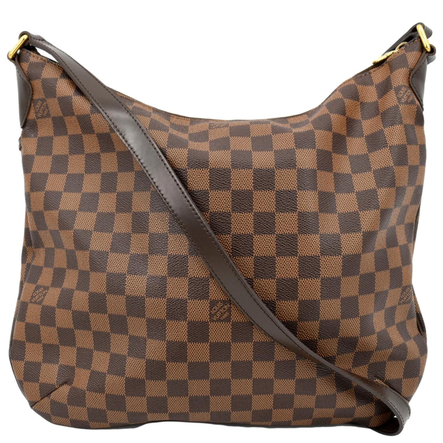 LOUIS VUITTON Bloomsbury GM Damier Ebene Shoulder Crossbody Bag Brown