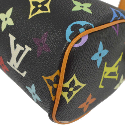 Louis Vuitton 2008 Black Multicolor Mini Speedy M92644