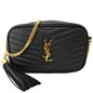 Saint Laurent Lou Leather Black Crossbody Style 13