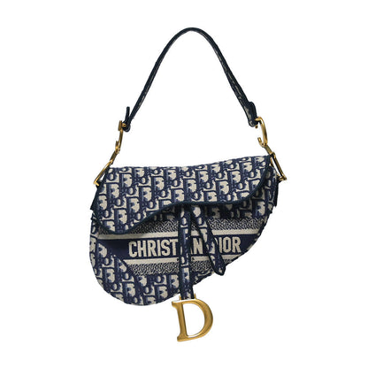 Dior Saddle Oblique Blue Crossbody Oblique