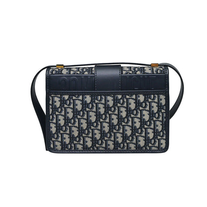 Blue Dior Oblique Jacquard 30 Montaigne Bag - 4 Rented Out Oblique