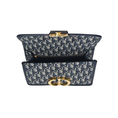 Blue Dior Oblique Jacquard 30 Montaigne Bag - 3 Rented Out