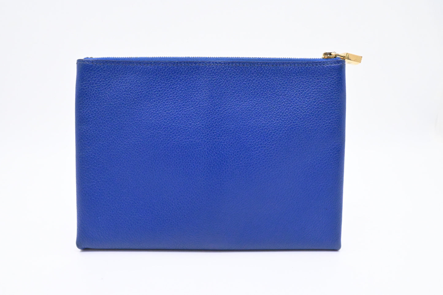 Hermes Atout Pouch In Blue Leather