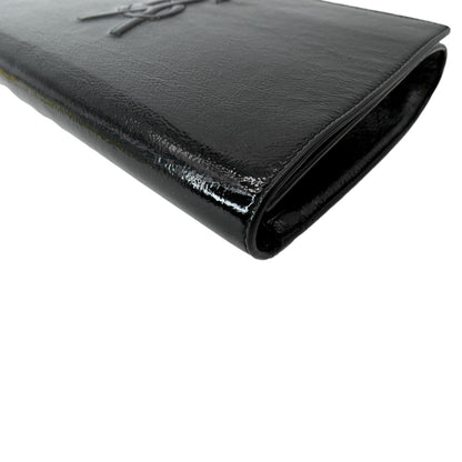 Saint Laurent Leather Black Clutch