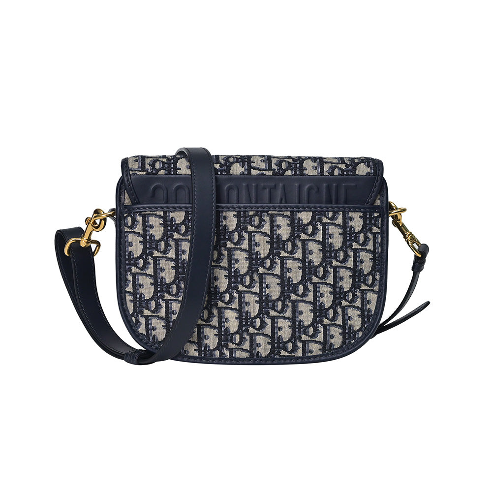Blue Dior Oblique Jacquard Medium Dior Bobby Bag Rented Out