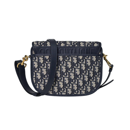 Blue Dior Oblique Jacquard Medium Dior Bobby Bag Rented Out