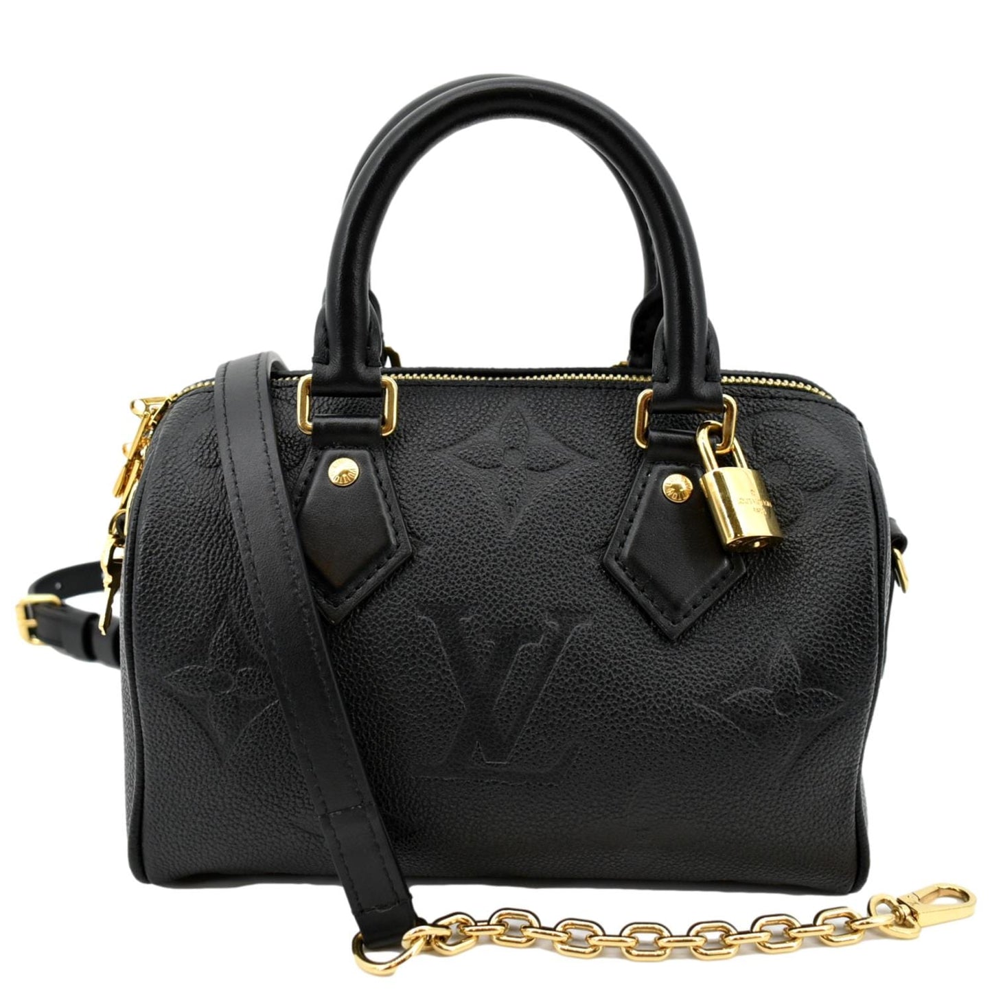 LOUIS VUITTON Giant 20 Bandouliere Empreinte Shoulder Bag Black