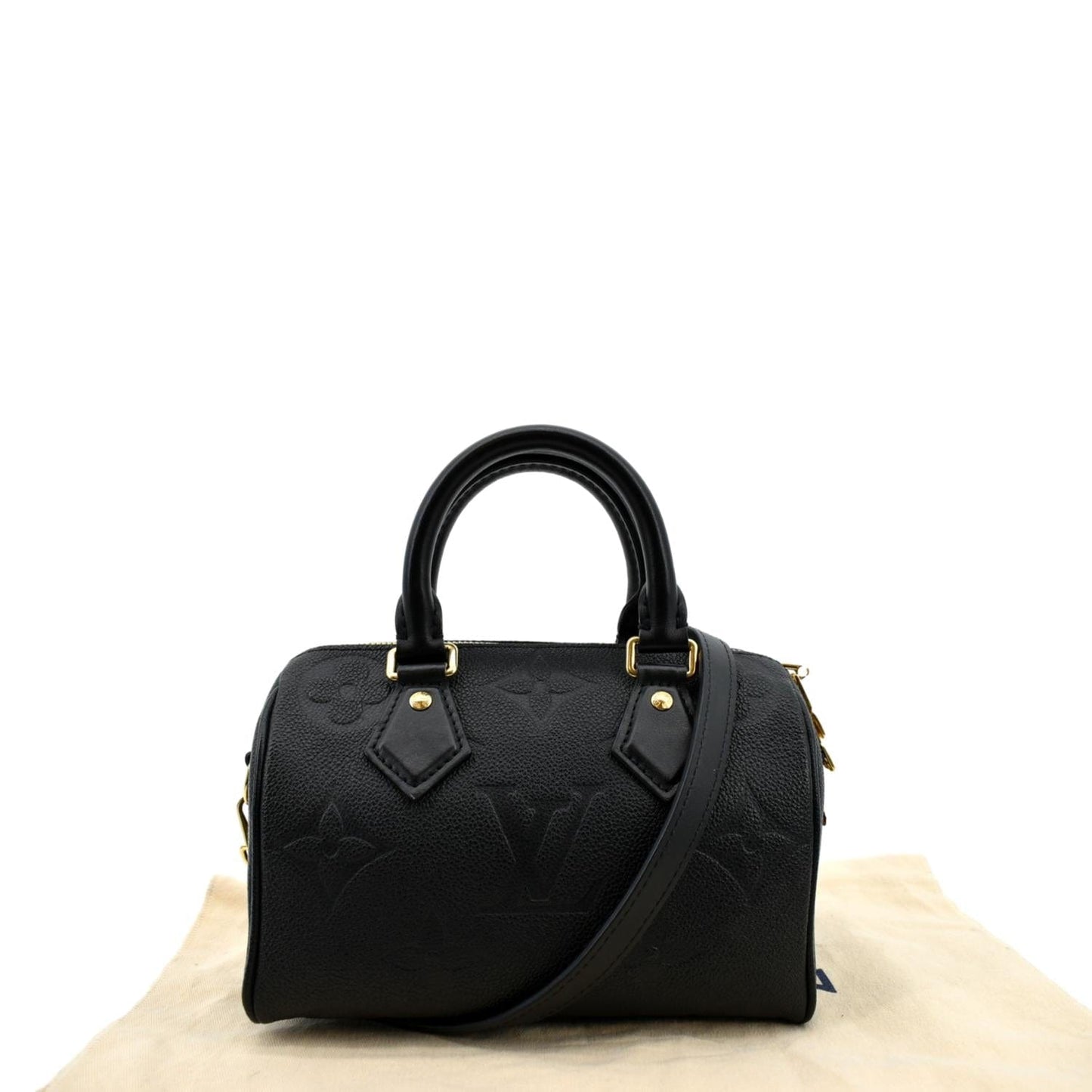 LOUIS VUITTON Giant 20 Bandouliere Empreinte Shoulder Bag Black