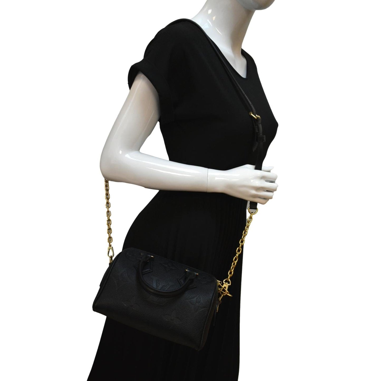 LOUIS VUITTON Giant 20 Bandouliere Empreinte Shoulder Bag Black