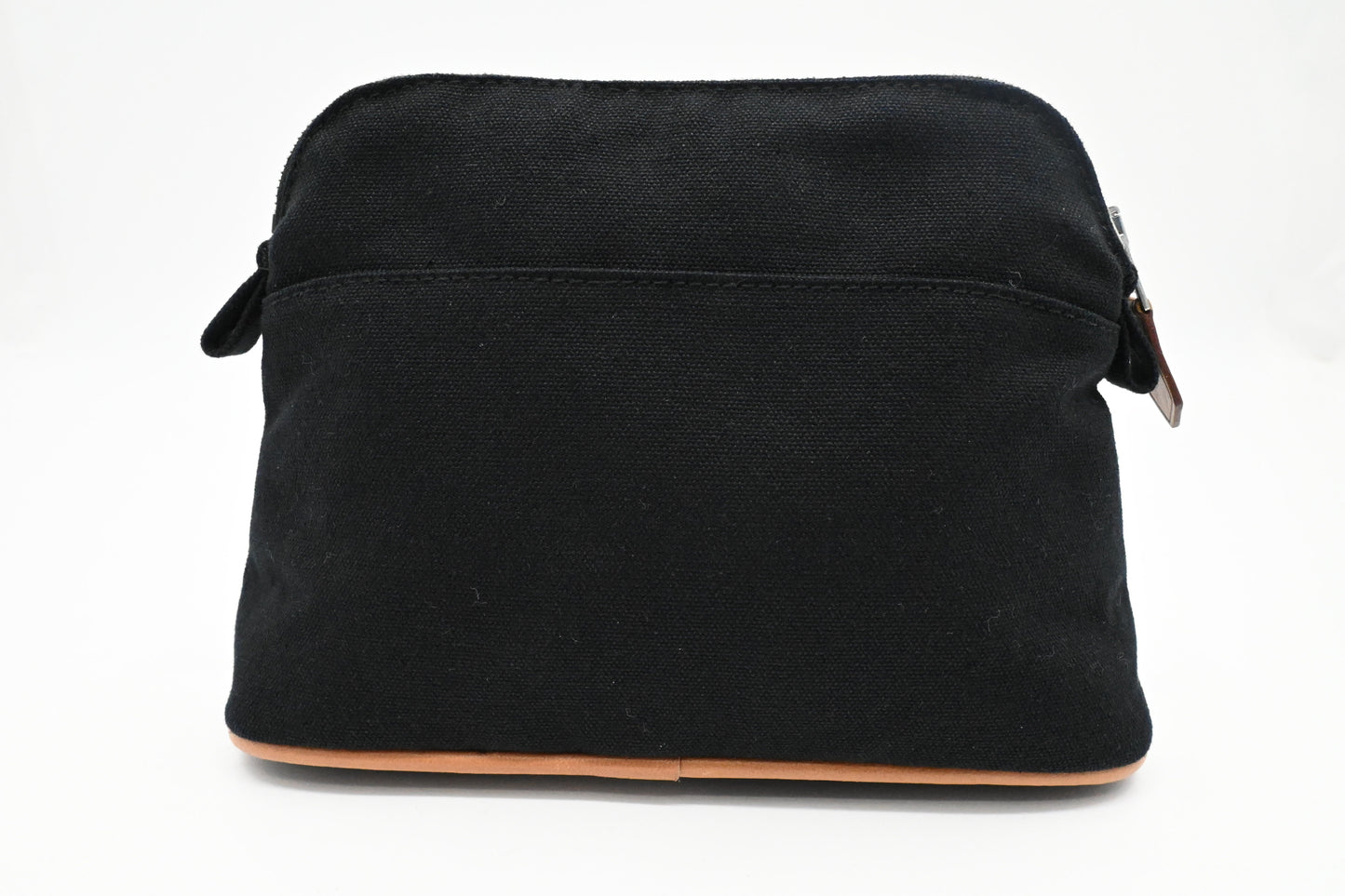 Hermes Bolide Pouch 20 In Black Canvas
