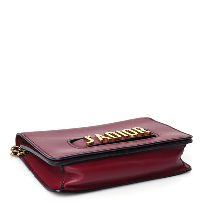 Christian Dior Calfskin J'Adior Chain Flap Bag Red