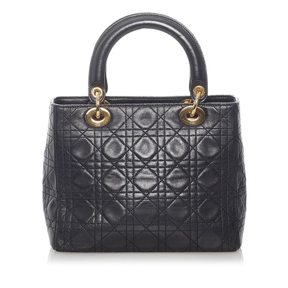 Dior Cannage Dior Lambskin Leather Handbag (SHG-31012)