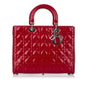 Dior Cannage Dior Patent Leather Satchel (SHG-30092)