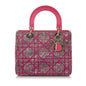 Dior Cannage Dior Tweed Satchel (SHG-32424)