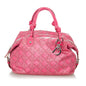 Dior Cannage Print Canvas Handbag (SHG-23721)
