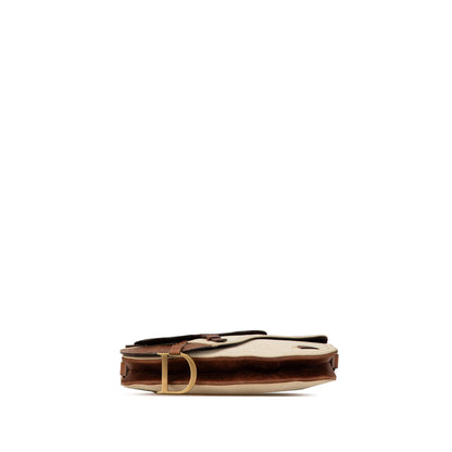 Dior Canvas Double Saddle Crossbody (SHG-kR4h4A)