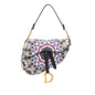 Dior Canvas Embroidered Kaleidiorscopic Saddle Bag
