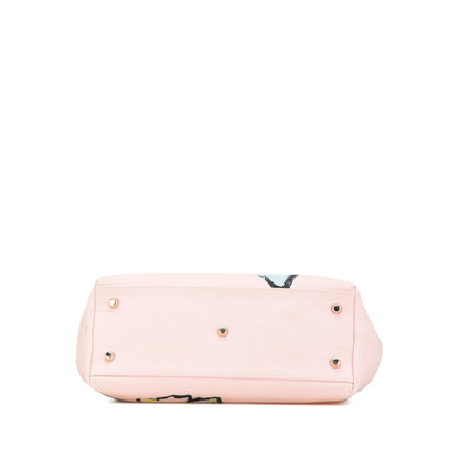 Dior Canvas Floral Printed Diorissimo Satchel