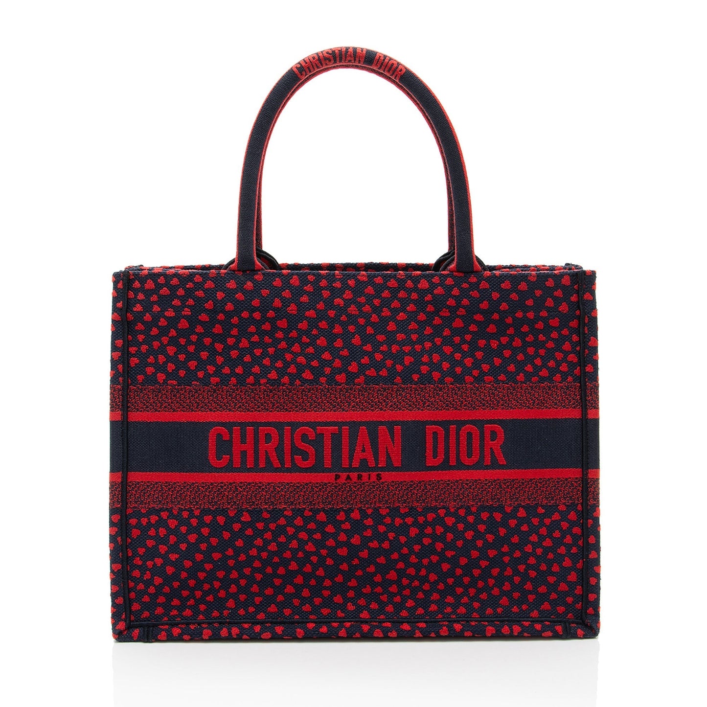 Dior Canvas I Love Paris Medium Book Tote (SHF-DwGsVQ)
