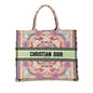 Dior Cruise Large Lights Embroidered Multicolor Canvas Book Tote (SHG-aorY1I)
