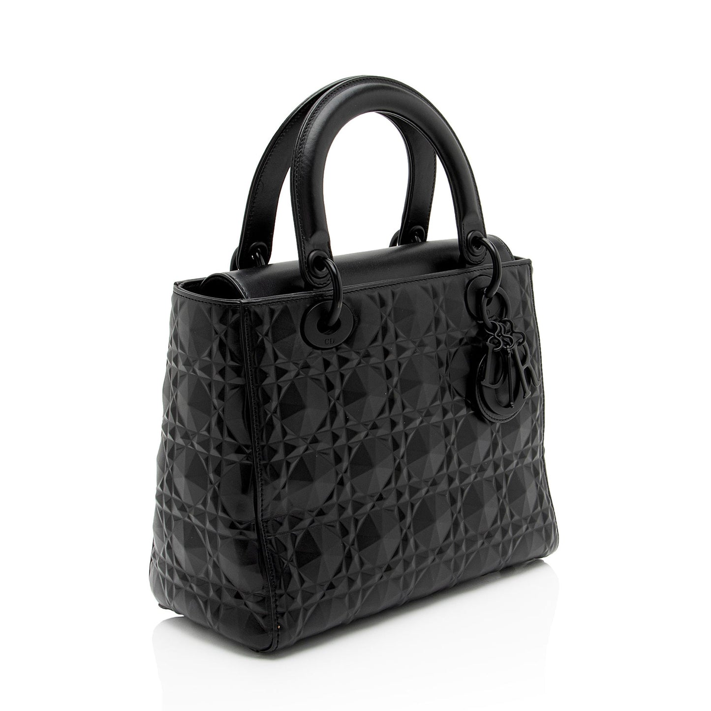 Dior Diamond Calfskin Dior Medium Tote (SHF-39Dale)