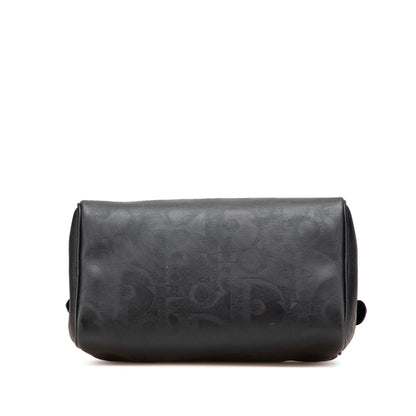 Dior Diorissimo Trotter Coated Canvas Boston Bag
