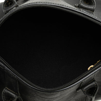 Dior Diorissimo Trotter Coated Canvas Boston Bag