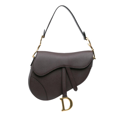 Dior Grained Calfskin Saddle Bag