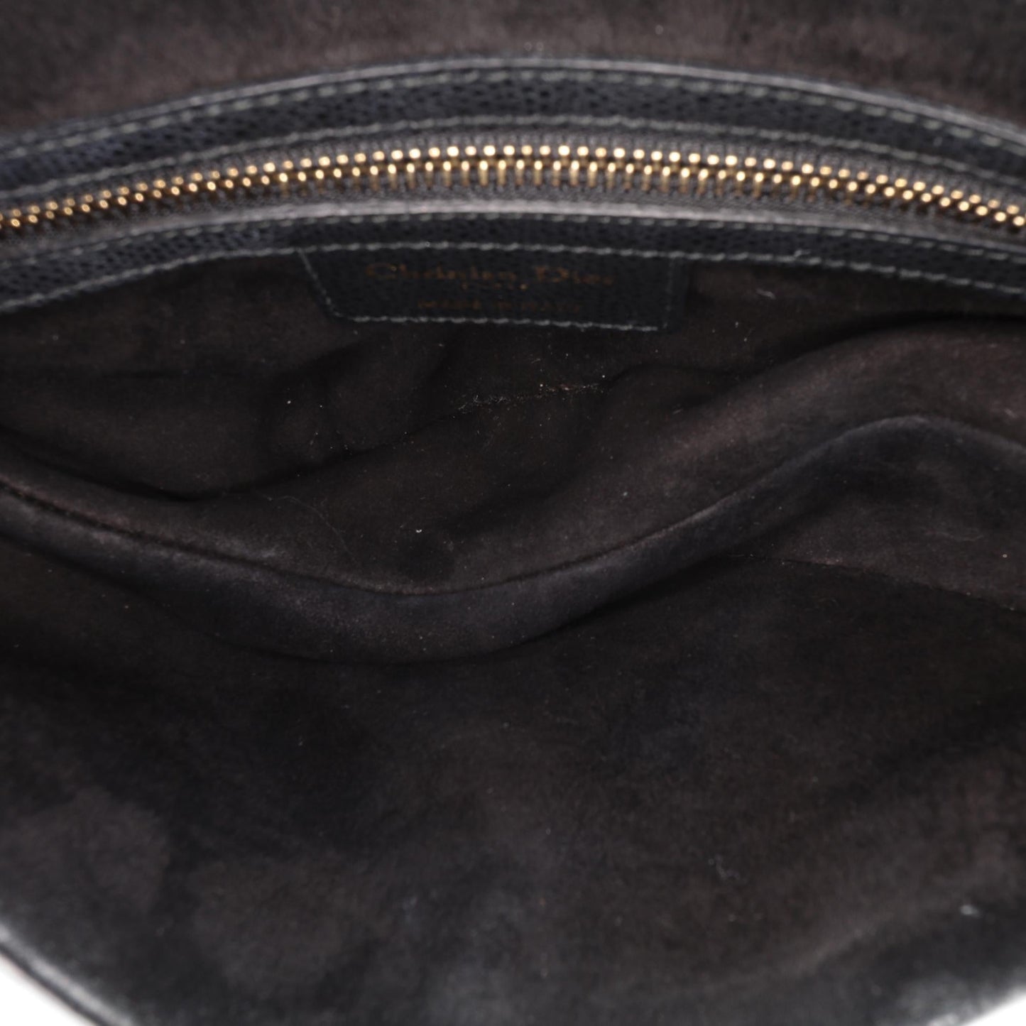 Dior Grained Calfskin Saddle Bag
