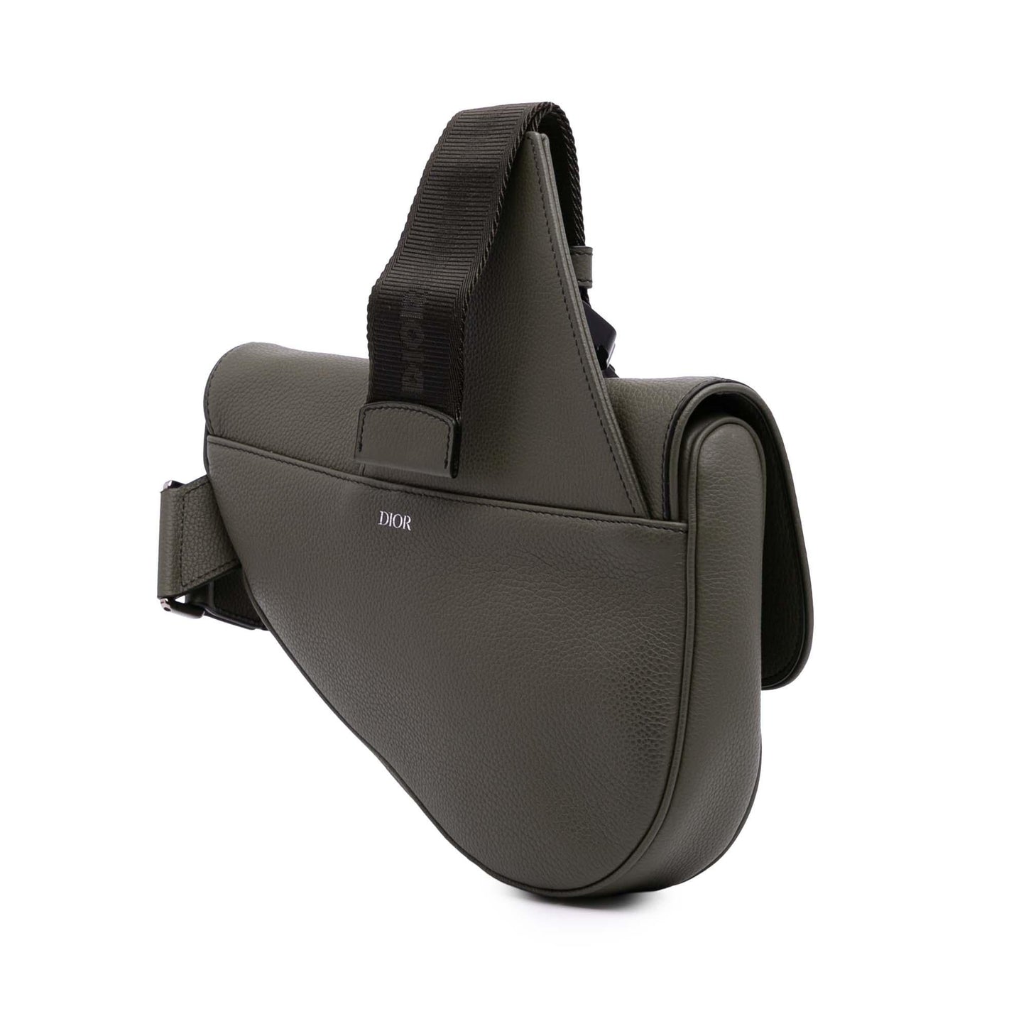 Dior Grained Calfskin Saddle Bag