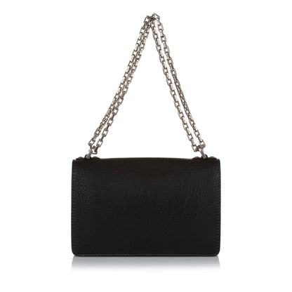 Dior JaDior Chain Leather Flap Bag (SHG-cREInI)