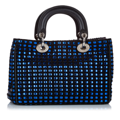Dior Dior Metallic Tweed Satchel (SHG-32414)