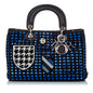Dior Dior Metallic Tweed Satchel (SHG-32414)