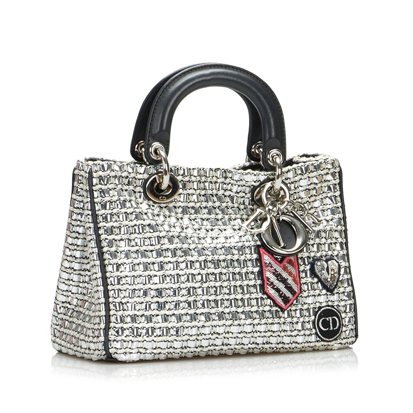 Dior Dior Patchwork Metallic Satchel (SHG-BIbJyb)