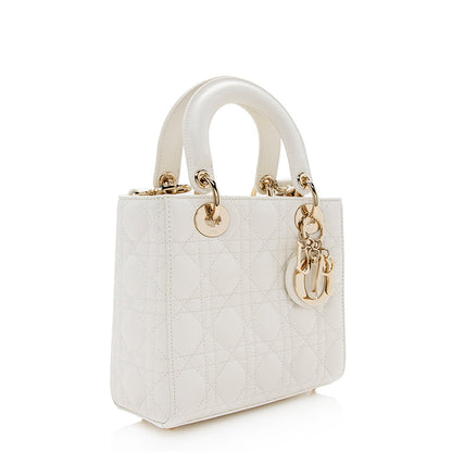 Dior Lambskin Cannage Small Tote (SHF-19216)