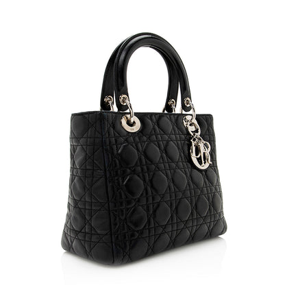 Dior Lambskin Dior Medium Tote (SHF-20990)