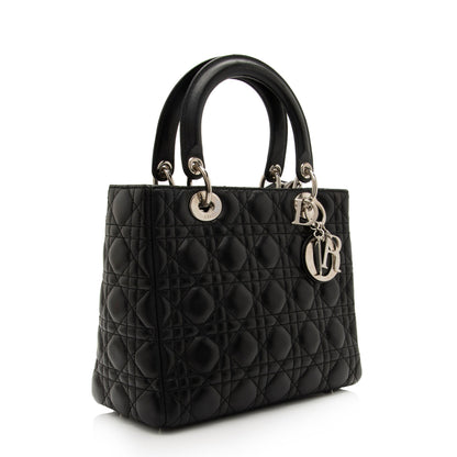 Dior Lambskin Dior Medium Tote (SHF-PCV3Bo)
