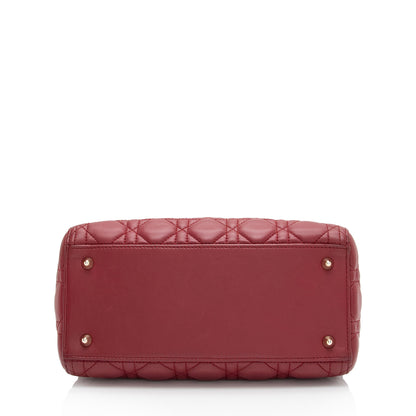 Dior Lambskin Dior Medium Tote (SHF-NvDj1u)