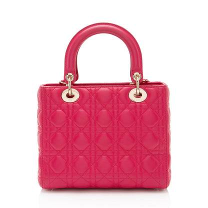 Dior Lambskin Dior Medium Tote (SHF-i1fx7x)