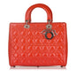 Dior Large Cannage Dior Patent Leather Handbag (SHG-32616)